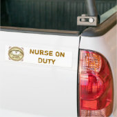 Autocollant de pare-chocs sur mesure pour infirmiè (Sur camion)