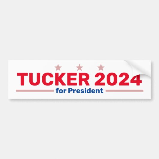 Autocollant de pare-chocs Tucker 2024 (Devant)