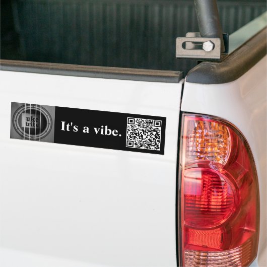 Autocollant de pare-chocs Uke Tribe Vibe (Sur camion)