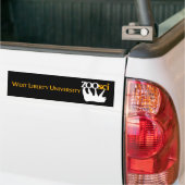Autocollant de pare-chocs WLU Zoo Sci (Sur camion)