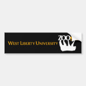 Autocollant de pare-chocs WLU Zoo Sci (Devant)
