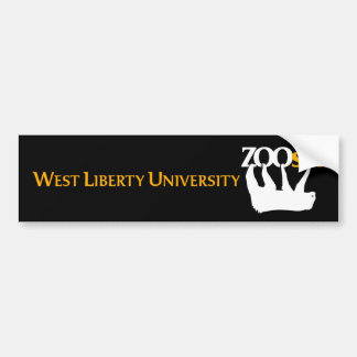 Autocollant de pare-chocs WLU Zoo Sci