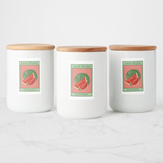 Autocollant de pastèque (Bouteilles)