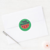 Autocollant de pastèque Palestine libre (Enveloppe)