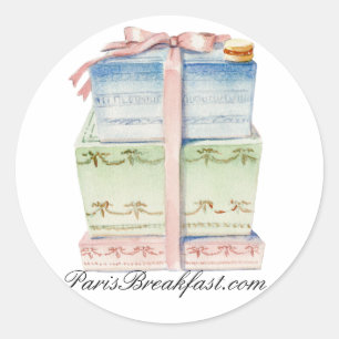 Autocollant de pâtisserie de Paris