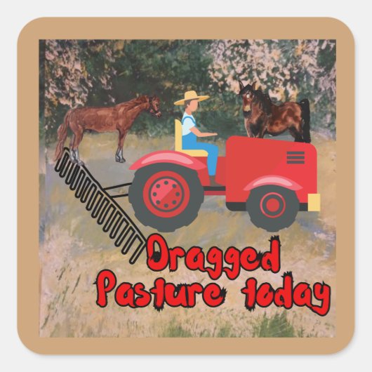 Autocollant de pâturage traîné (Devant)