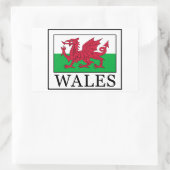 Autocollant de Pays de Galles (Sac)