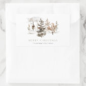 Autocollant de paysage de Noël (Sac)