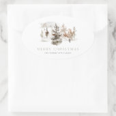 Autocollant de paysage de Noël (Sac)