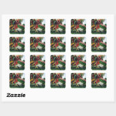 Autocollant de peinture de fleurs et de clôture co (Feuille)