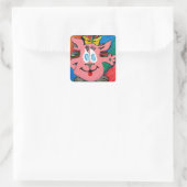 Autocollant de personnage de dessin animé arc-en-c (Sac)