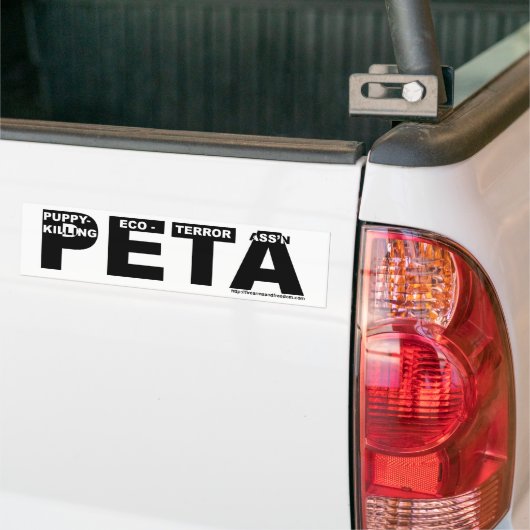 Autocollant de PETA (Sur camion)