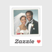 Autocollant de photo de couple (Feuille)