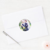 Autocollant de photo de mariage de typographie DAT (Enveloppe)