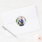 Autocollant de photo de mariage de typographie DAT (Enveloppe)
