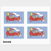 autocollant de pilote d'avion (Feuille)