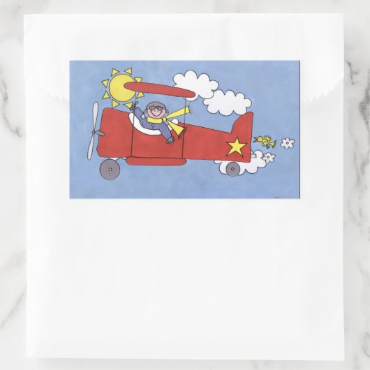 autocollant de pilote d'avion (Sac)