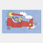 autocollant de pilote d'avion (Devant)