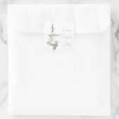 Autocollant de pin de vacances Watercolor (Sac)