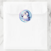 Autocollant de pingouin (Sac)