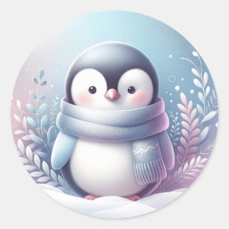 Autocollant de pingouin