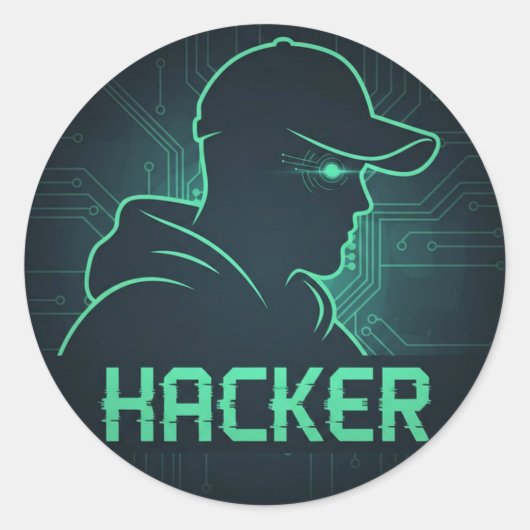 Autocollant de pirates informatiques (Devant)