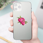 Autocollant de pivoine de bijoux moderne (Téléphone)