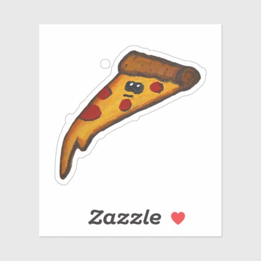Autocollant de pizza (Feuille)