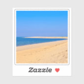 autocollant de plage wellfleet (Feuille)