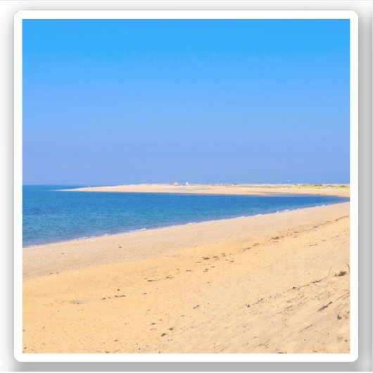 autocollant de plage wellfleet (Devant)