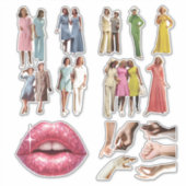 Autocollant de planificateur pour femmes, mains et (Devant)