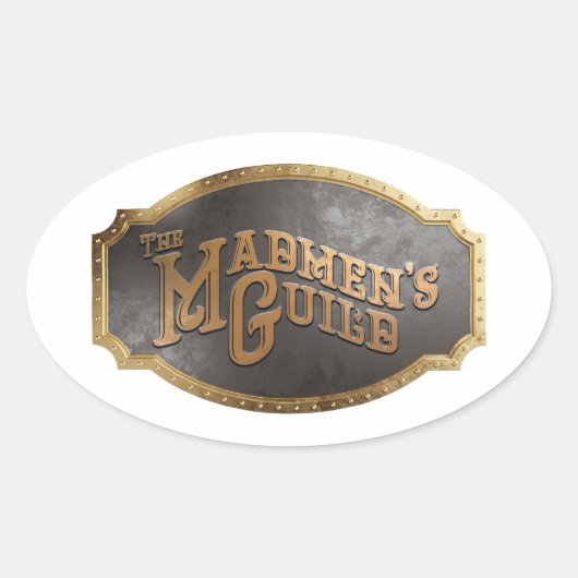 Autocollant de plaque de la Guilde des Fous (Devant)