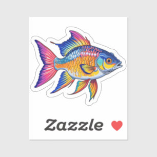 Autocollant de Poisson