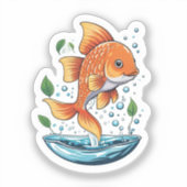 Autocollant de Poisson (Recto)