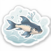 Autocollant de Poisson (Recto)