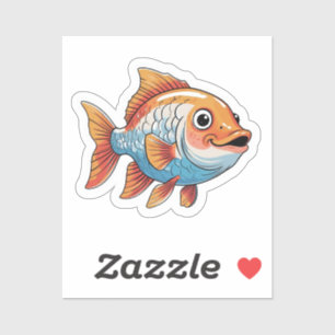 Autocollant de Poisson