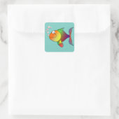 Autocollant de poisson coloré (Sac)
