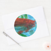 Autocollant de poisson de l'Alaska (Enveloppe)