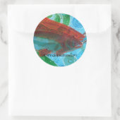 Autocollant de poisson de l'Alaska (Sac)