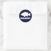 Autocollant de poisson soleil biologiste (Sac)