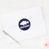 Autocollant de poisson soleil biologiste (Enveloppe)