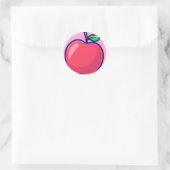 Autocollant de pomme de bonbon (Sac)