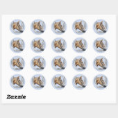 Autocollant de portrait de cheval (Feuille)