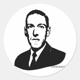Autocollant de portrait HP Lovecraft