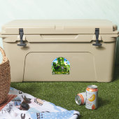 Autocollant de poubelle waterproof Bin There Done (Glacière)