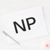 Autocollant de praticienne d'infirmière (Enveloppe)