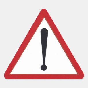 Autocollant de précaution !