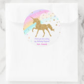 Autocollant de préférence Unicorne, Autocollant ro (Sac)