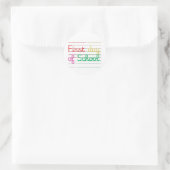 Autocollant de premier jour d'école (Sac)