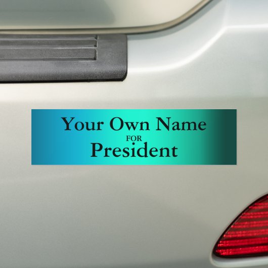 Autocollant de président (En voiture)